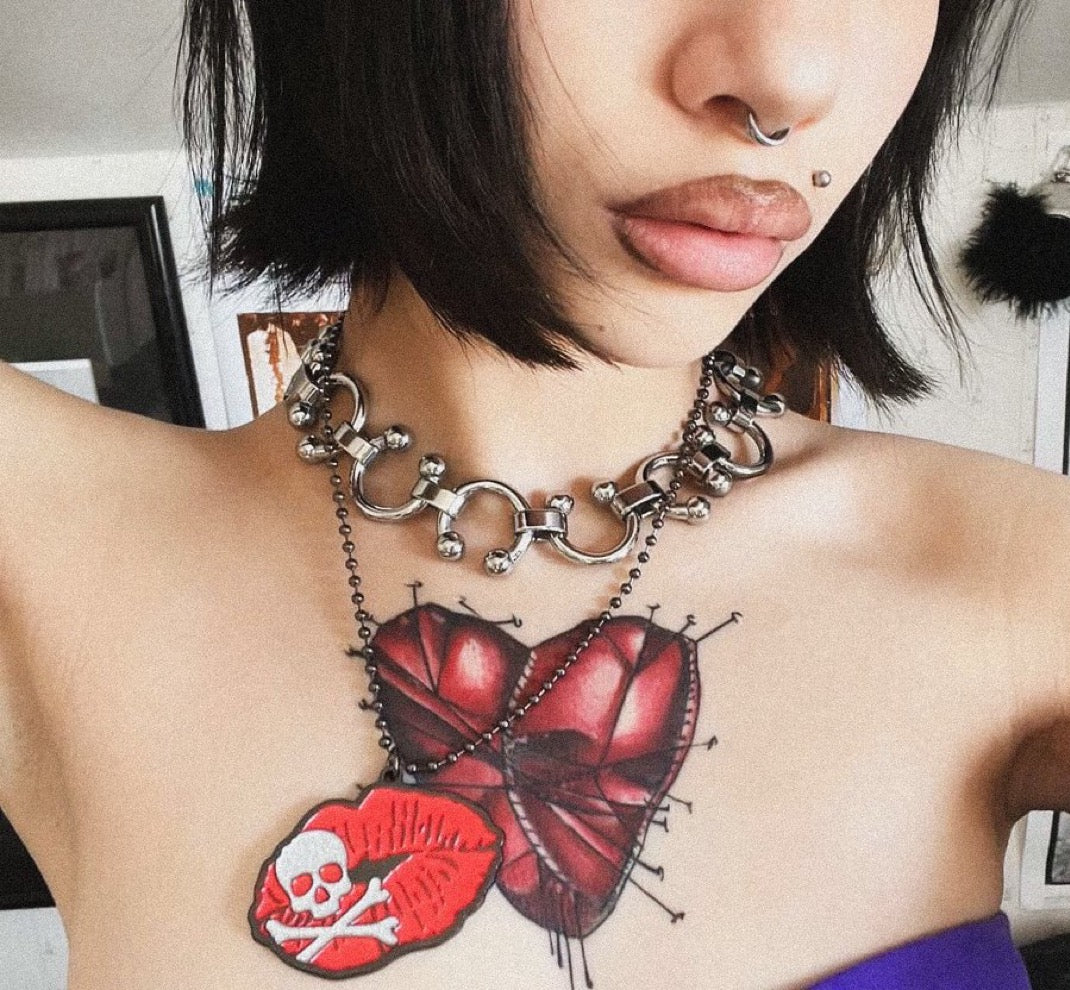 KISS OF DEATH NECKLACE