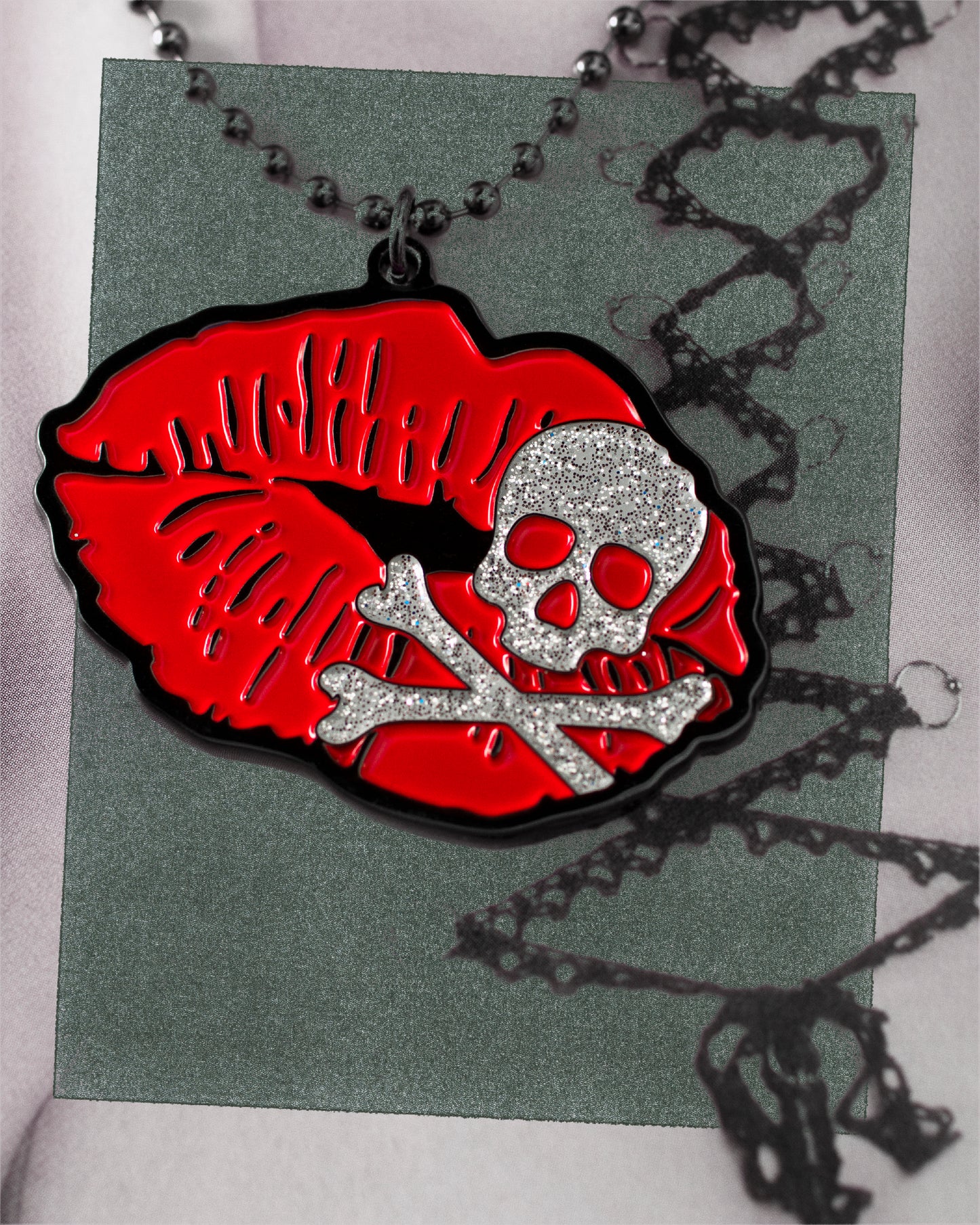 KISS OF DEATH NECKLACE